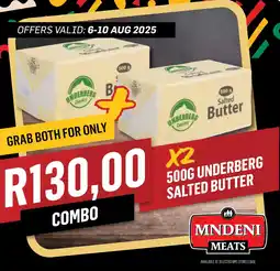 Bluff Meat Supply Underberg salted butter offer