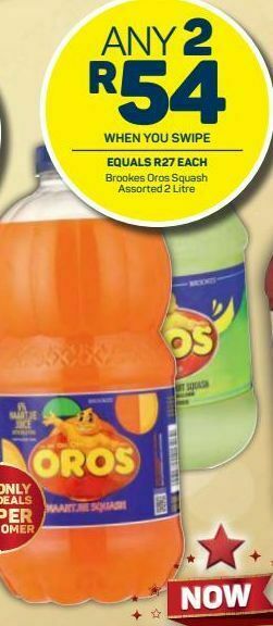 Pick n Pay Oros orange squash 2 offer