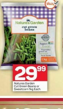 Pick n Pay Nature's garden frozen beans offer