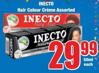 Boxer Superstores INECTO Hair Colour Crème Assorted offer