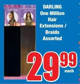 Boxer Superstores DARLING One Million Hair Extensions/ Braids Assorted offer