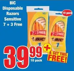 Boxer Superstores BIC Disposable Razors Sensitive offer