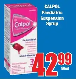 Boxer Superstores CALPOL Paediatric Suspension Syrup offer