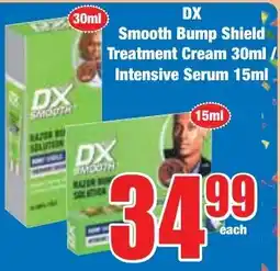 Boxer Superstores DX Smooth Bump Shield Treatment Cream/ Intensive Serum offer
