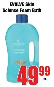 Boxer Superstores EVOLVE Skin Science Foam Bath offer
