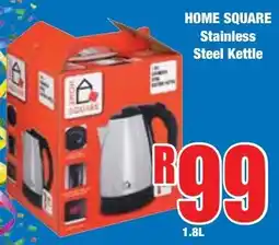 Boxer Superstores HOME SQUARE Stainless Steel Kettle offer