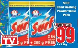 Boxer Superstores SURF Hand Washing Powder Value Pack offer