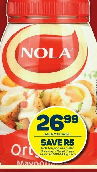 Pick n Pay Nola mayonnaise offer