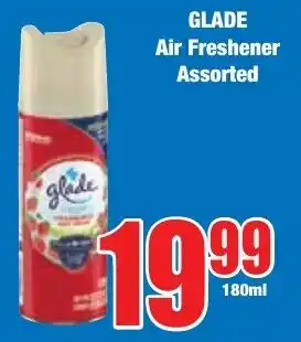 Boxer Superstores GLADE Air Freshener Assorted offer