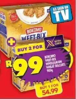 Shoprite Bokomo weet-bix wholegrain wheat biscuits offer