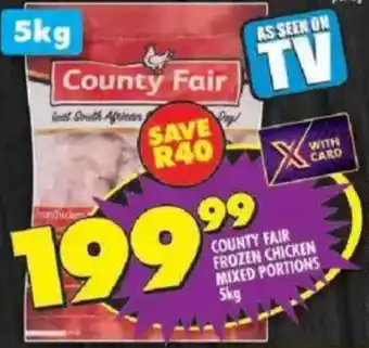 Shoprite County fair frozen chicken mixed portions offer