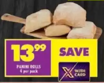 Shoprite Panini rolls offer