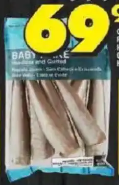 Shoprite Cape point frozen headless & gutted baby hake offer