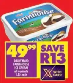 Shoprite Dairymaid farmhouse ice cream all variants offer