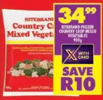 Shoprite Ritebrand frozen country crop mixed vegetables offer