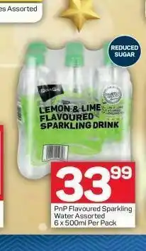 Pick n Pay Pnp flavoured sparkling water offer