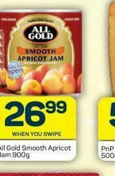 All gold apricot jam