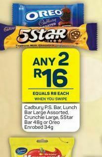 Pick n Pay Cadbury chocolate slabs 2 offer