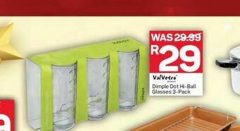 Pick n Pay Drinking glasses offer