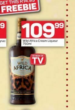 Pick n Pay Wild africa cream liqueur offer