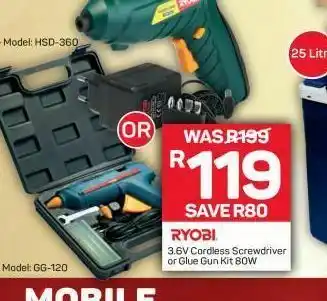 Pick n Pay Ryobi screwdriver offer