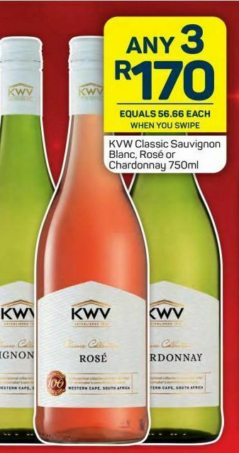 Pick n Pay Kwv wines 3 offer