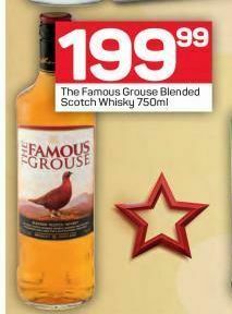 Pick n Pay The famous grouse scotch whiskey offer
