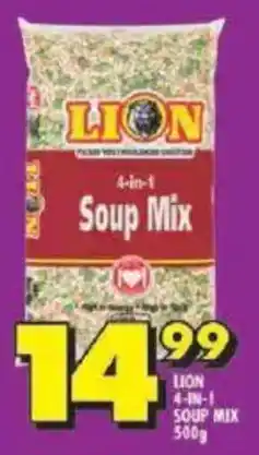 Shoprite Lion 4-in-1 Soup Mix offer