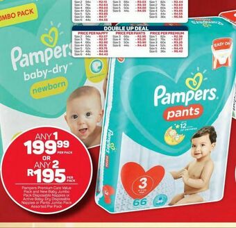 Pick n Pay Pampers disposable nappies offer