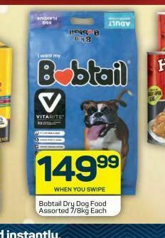 Pick n Pay Bobtail dry dog food offer
