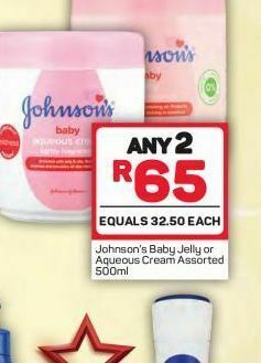 Pick n Pay Johnson's baby jelly 2 offer