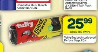 Pick n Pay Tuffy refuse bags offer