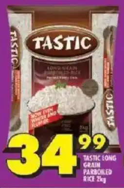 Shoprite Tastic long grain parboiled rice offer