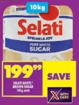 Shoprite Selati white/ brown sugar offer