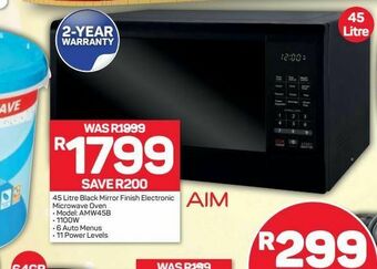 Pick n Pay Aim microwave offer