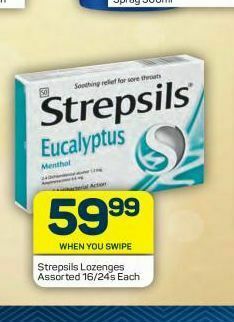 Pick n Pay Strepsils offer