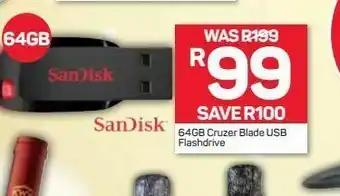 Pick n Pay Sandisk 32gb cruzer glide usb flash drive offer