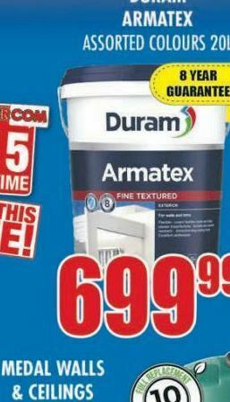 Boxer Build Duram armatex offer