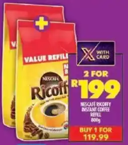Shoprite Nescafe ricoffy instant coffee refill offer