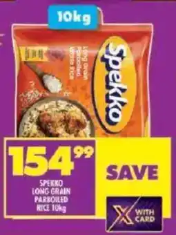 Shoprite Spekko long grain parboiled rice offer