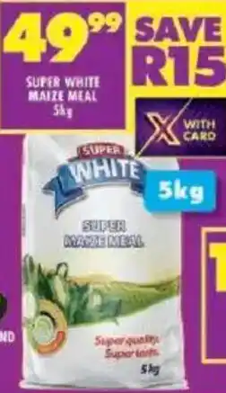 Shoprite Super white maize meal offer