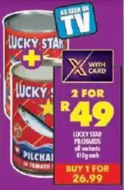 Shoprite Lucky star pilchards all variants offer