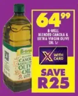 Shoprite B-well blended canola & extra virgin olive offer