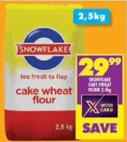 Shoprite Snowflake cake wheat flour offer