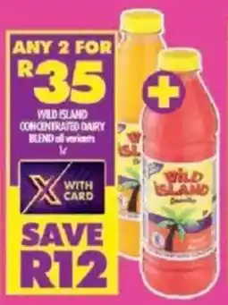 Shoprite Wild island concentrated dairy blend all variants offer
