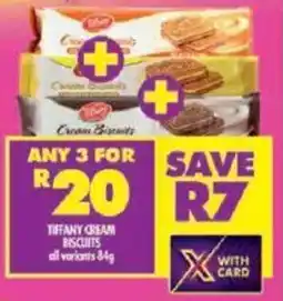 Shoprite Tiffany cream biscuits all variants offer