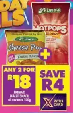 Shoprite Frimax maize snack all variants offer