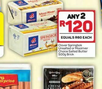 Pick n Pay Hypermarket Clover butter 2 offer