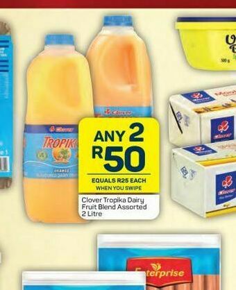 Pick n Pay Hypermarket Clover tropika dairy blend 2 offer