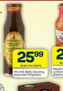 Pick n Pay Hypermarket Mr. balls chutney offer